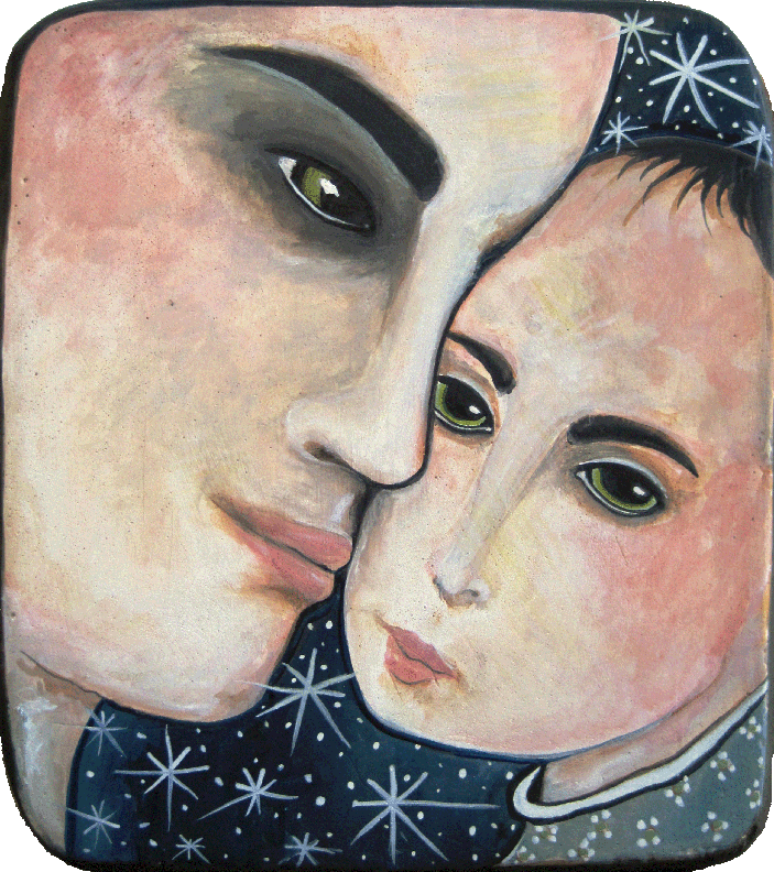 Madonna and Child by Virginia Maria Romero