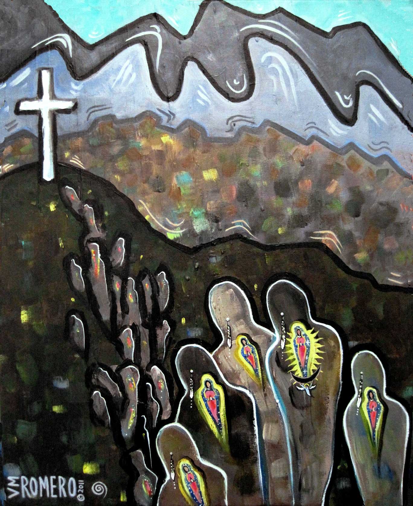 Pilgrimage to Tortugas Mountain by Virginia Maria Romero