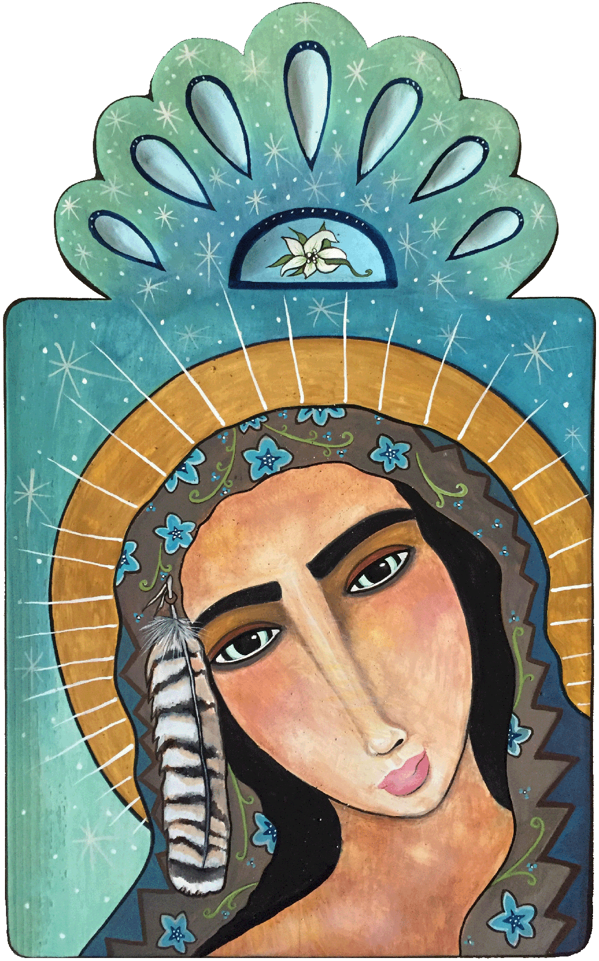 St. Kateri
                  Tekakwitha #2 by Virginia Maria Romero