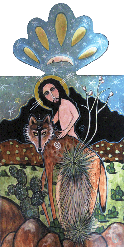 Christ in the Wilderness
                  by Virginia Maria Romero