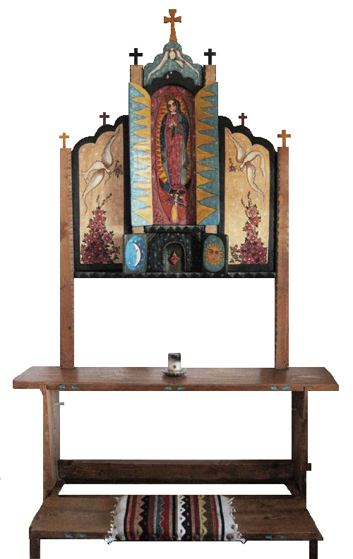 N.S. de Guadalupe Altar by
                  Virginia Maria Romero